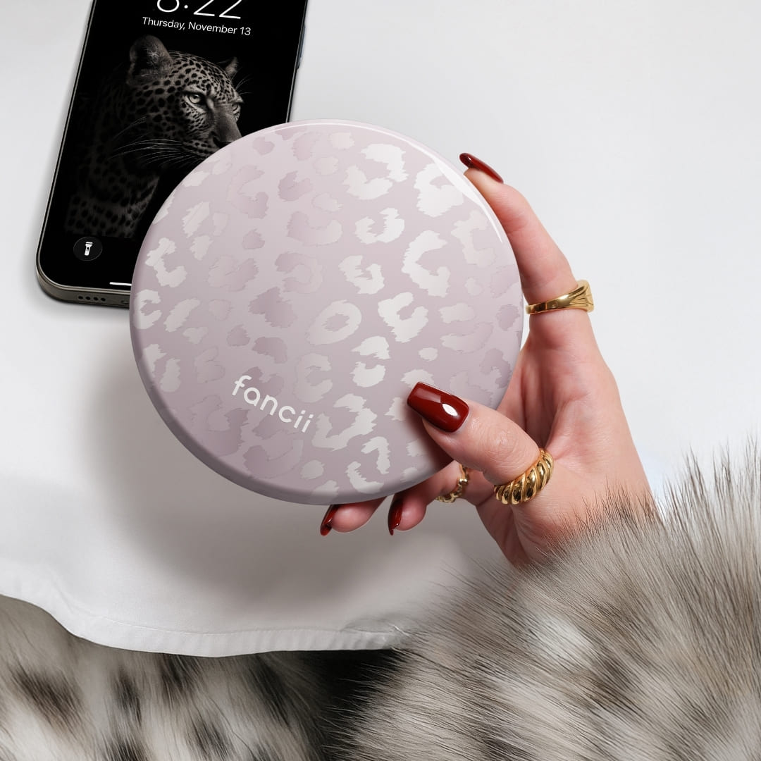Taylor LED Compact Mirror | Cosmic Leopard - Image 5