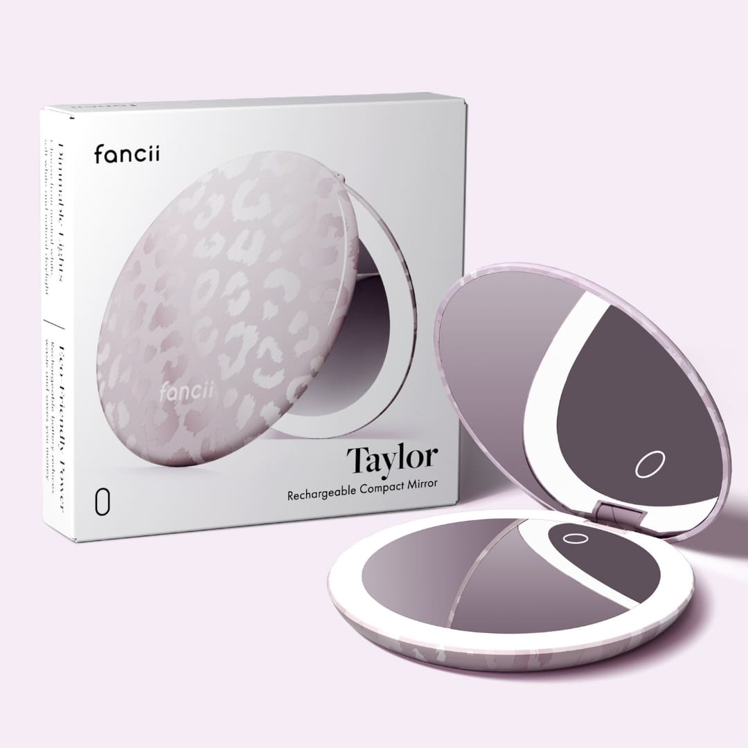 Taylor LED Compact Mirror | Cosmic Leopard - Image 6