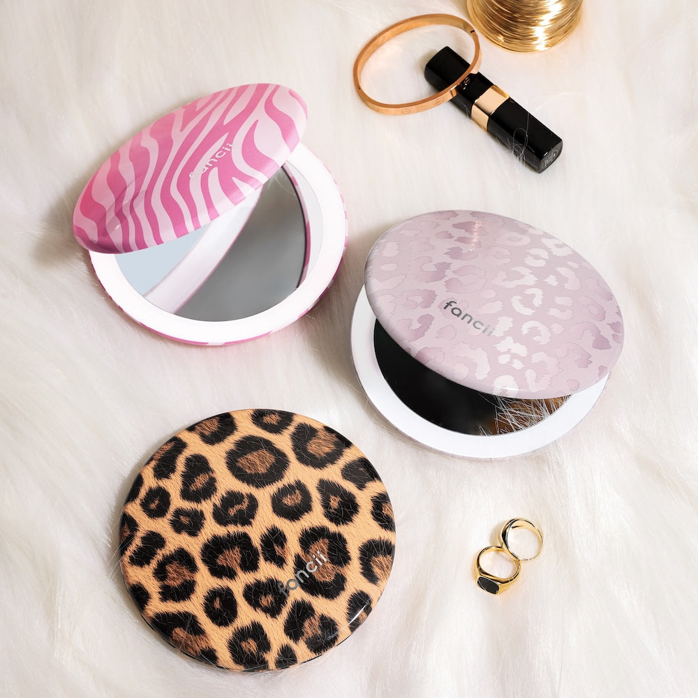 Mini Taylor LED Compact Mirror | Cosmic Leopard - Image 11
