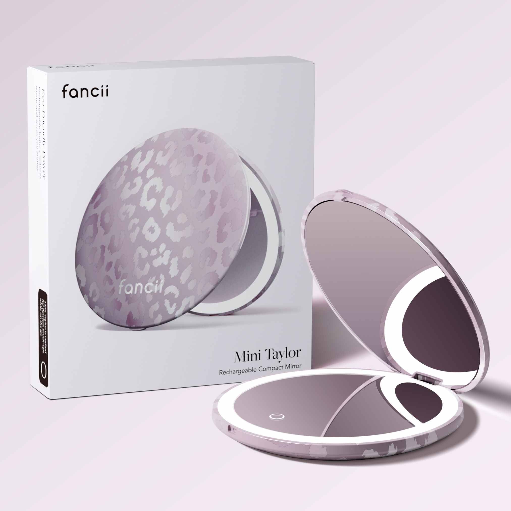 Mini Taylor LED Compact Mirror | Cosmic Leopard - Image 8
